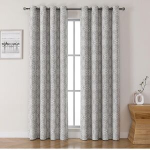 Airwill Blackout Curtains Damask Patterned Thermal Insulated.